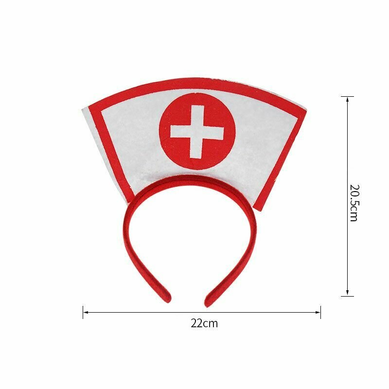 Костюм "Медсестра", набор из 4 аксессуаров для вечеринки, праздника, карнавала