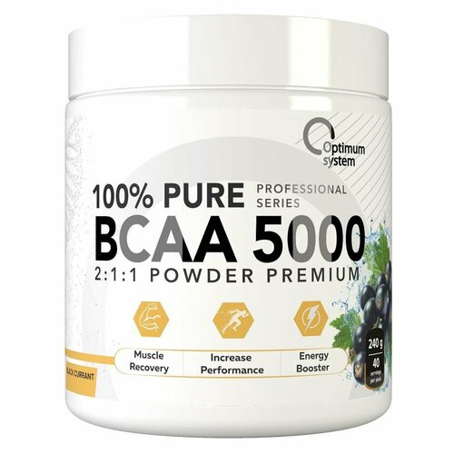 optimum system l citrulline malate 200 гр optimum system Optimum System BCAA 5000 Powder 240 гр (Optimum System) Черная смородина