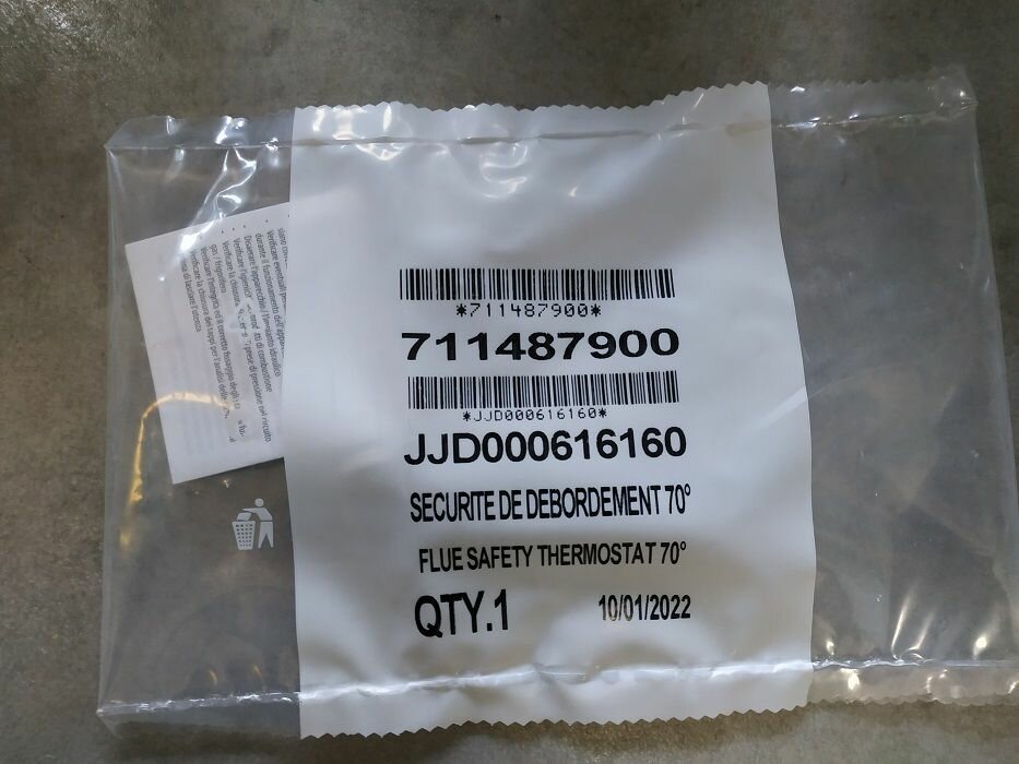 Датчик тяги 70С De Dietrich, (616160) — фото 1