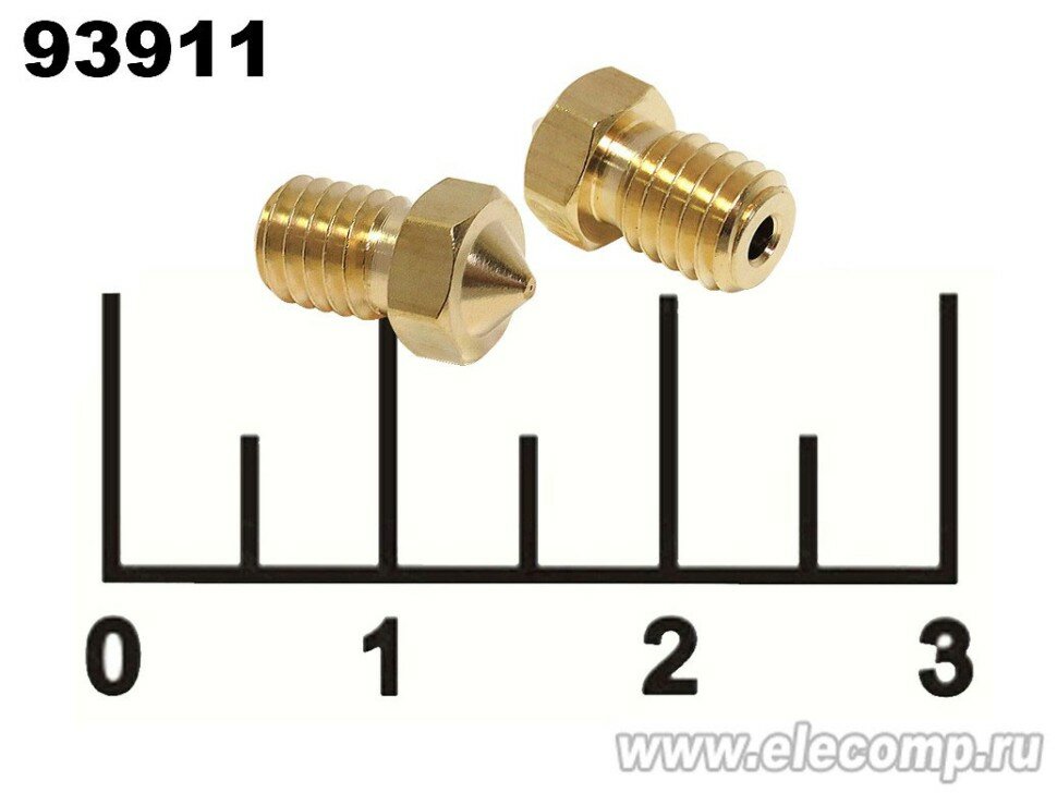 Сопло М6 0.2мм/1.75мм (для 3D принтера)