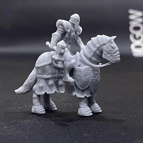 Миниатюра для настольной игры / Серебряная Длань #12 (Warcraft) Масштаб 32мм (не высота)