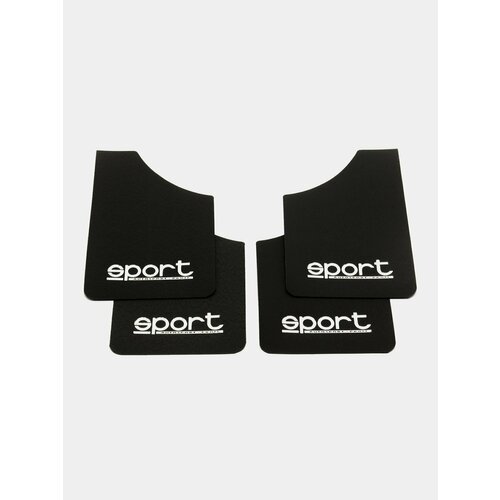 Брызговики универсальные SPORT для легковых автомобилей цвет черный комплект 4 штуки 1299₽