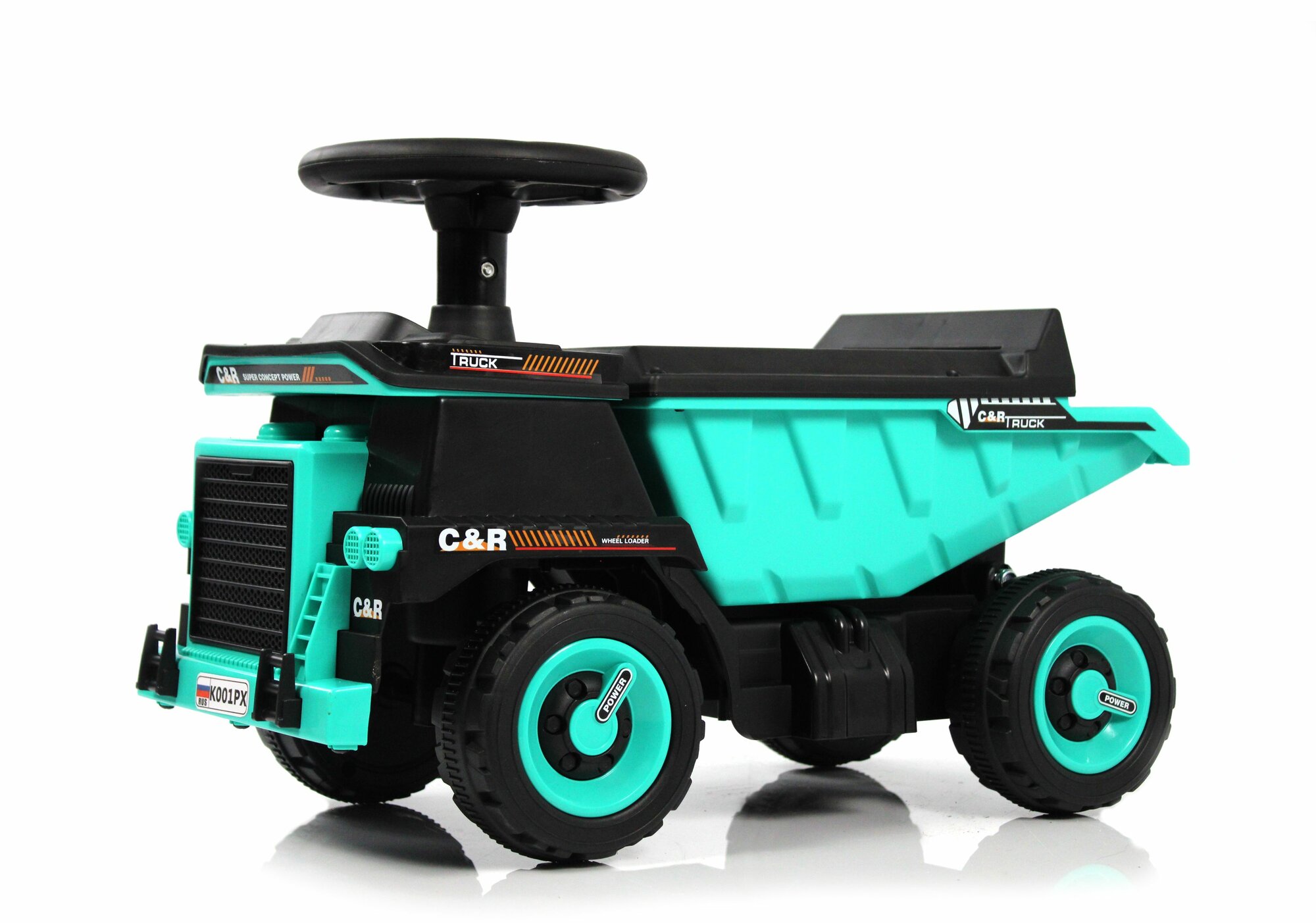 Детский толокар-грузовик K001PX зеленый