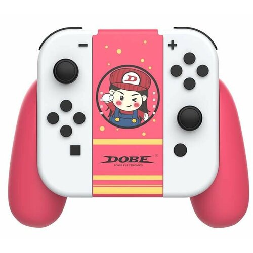 Держатель для Joy-Con Nintendo Switch (Dobe iTNS-2145) Red joy con silicone analog thumb stick grips caps for nintendos switch lite ns joycon controller sticks cap joy con thumbstick cap