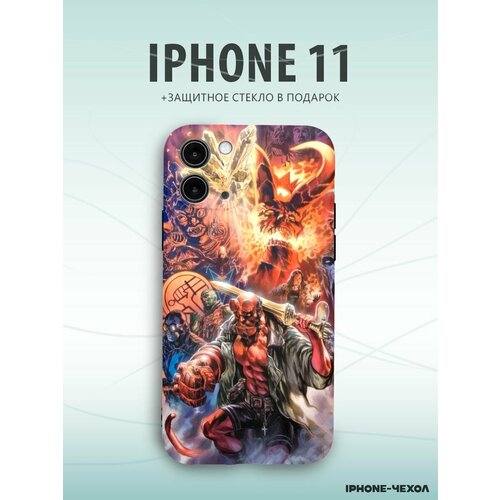 Чехол Iphone 11 хеллбой комикс