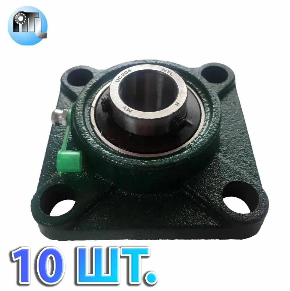 Комплект 2шт. Подшипниковый узел UCF204 NTL Bearing