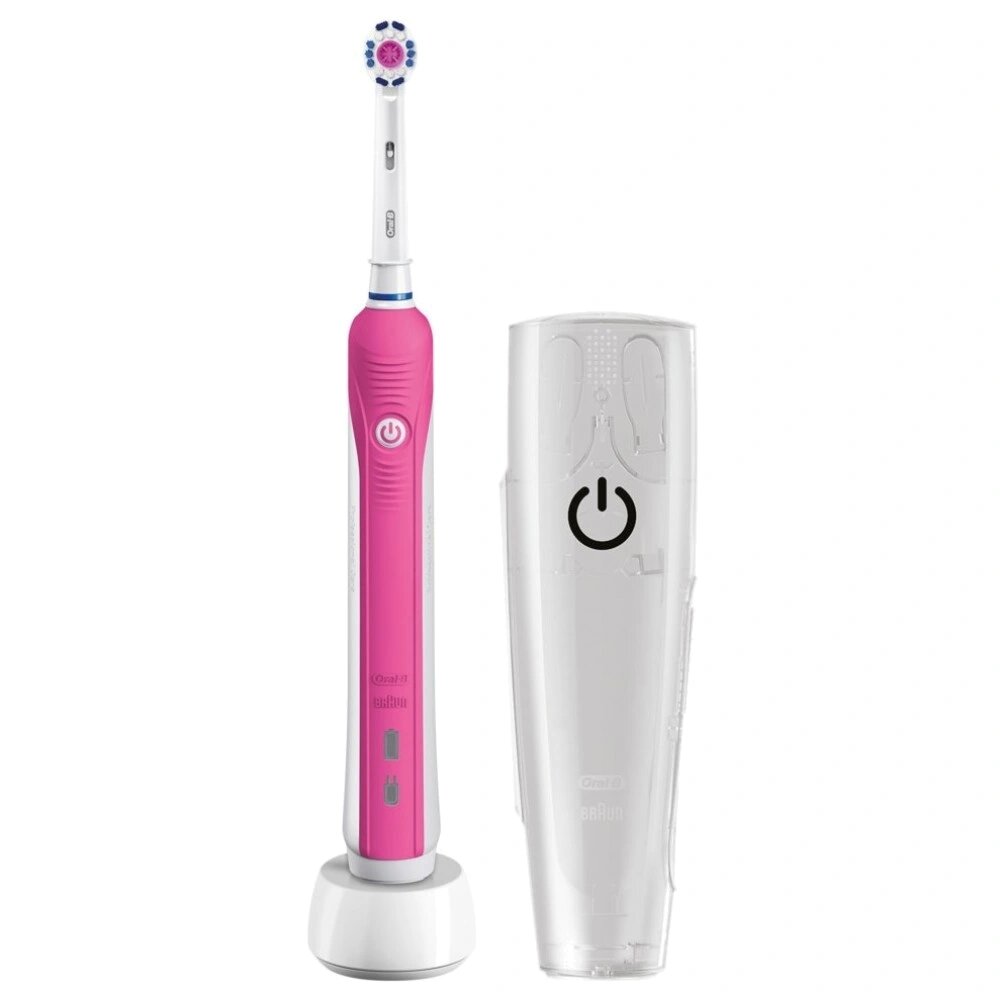 Электрическая зубная щетка Oral-B Pro 750 Crossaction Pink D16.513. U