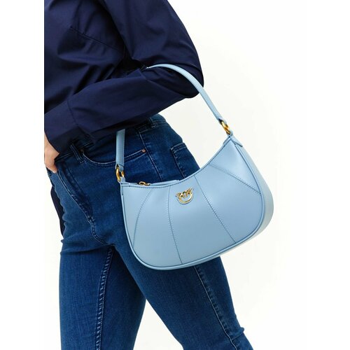 Сумка кросс-боди Urban Fashion, фактура гладкая, голубой