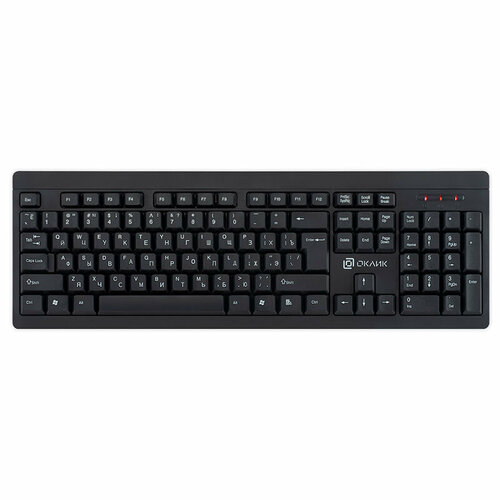 Клавиатура Oklick 95KW Black USB 93100₽