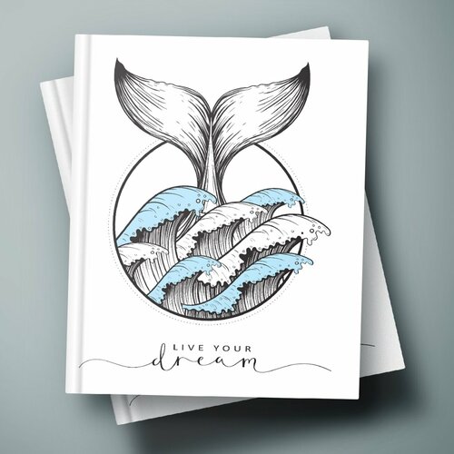Блокнот позитивного настроения Malamalama WHALE JOURNAL 64526-7 588₽