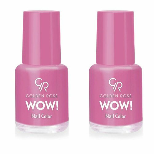 Golden Rose Лак для ногтей Wow! Nail Lacquer, тон 030, 6 мл, 2 штуки