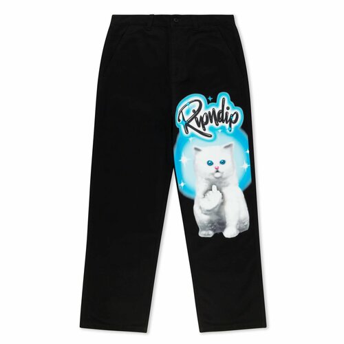 Брюки спортивные RIPNDIP, размер 30, черный