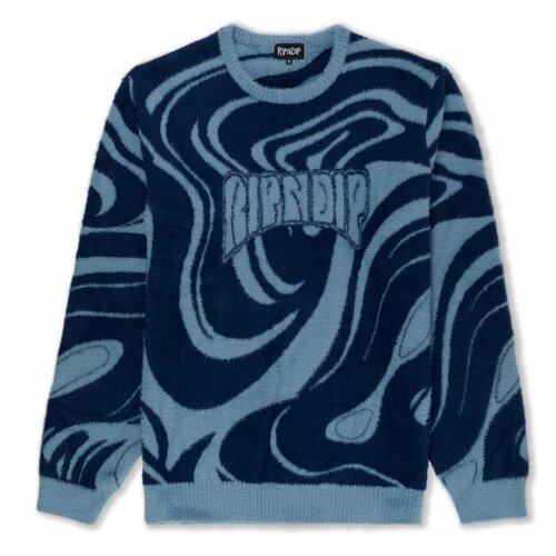 свитер ripndip f u knit sweater periwinkle m Свитер RIPNDIP, размер M, синий