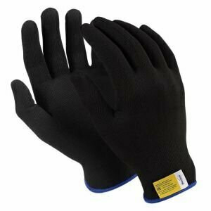 Перчатки рабочие Manipula Микрон Блэк TNY 25 MG102 нейлон  15 класс  размер 7  S  10 пар в упаковке   1295029