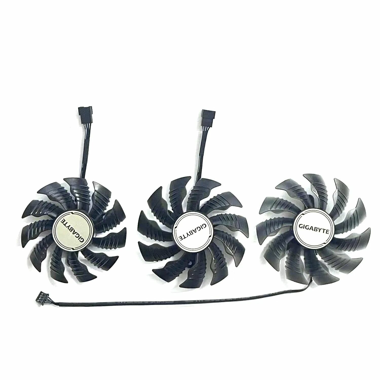 Комплект вентиляторов 87+87+82мм 4pin для видеокарт Gigabyte Nvidia RTX 3070 3080 3090 Gaming, Eagle — фото 1