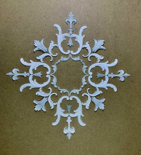 Изображение товара Потолочная розетка наборная из гипса пр-75