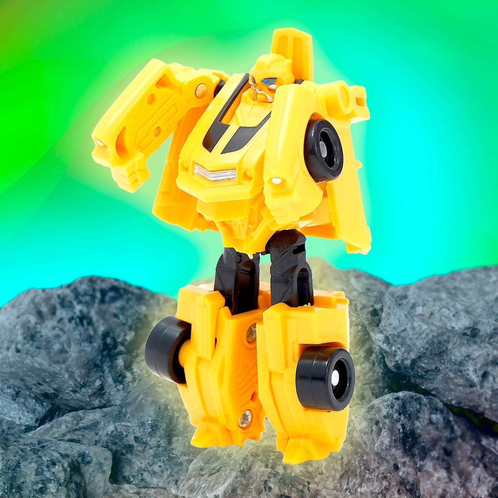 Игрушечные Роботы Xiaomi Робот-трансформер "Автобот" 2 в 1, пластик, трансформируется, ЛАС играс