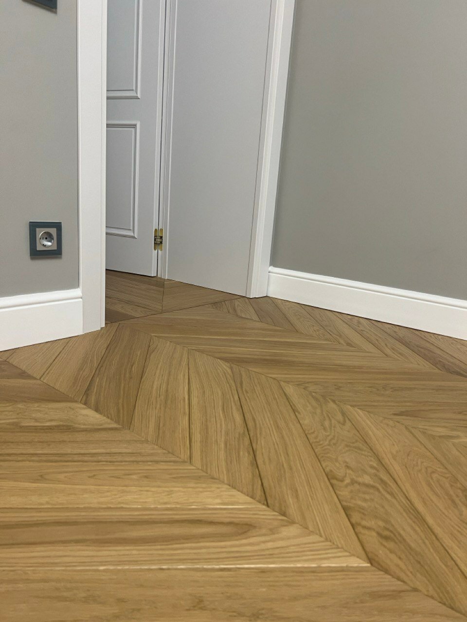 Штучный Паркет Паркет Luxury Floor Французская елка 50х90х1,5 см, дуб, золотистый