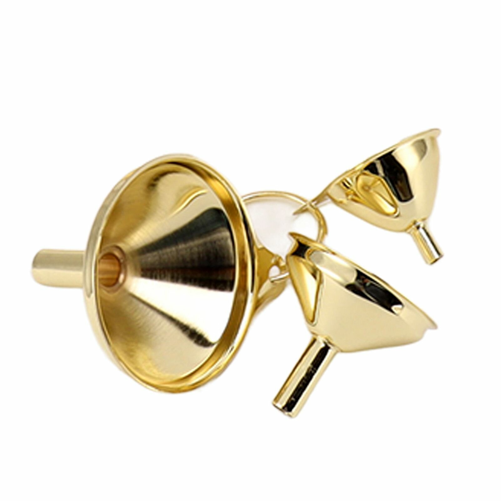 3 шт, набор воронок из золотой нержавеющей стали, кухонное масло, жидкий металл для консервирования, кухонные инструменты