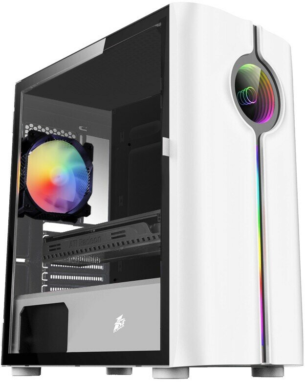 Корпус 1stPlayer Infinite Space IS3 White (IS3-WH-1F2-W) - фото №1