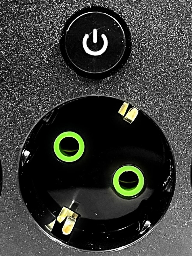 Тройник-разветвитель, с 4 розетками, 2 USB, Type-C, выключатель, подсветка, черный — фото 1
