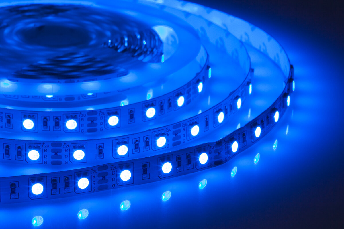 Лента светодиодная ABCLED 300SMD диодов (5050) 12В 5м RGB У41252 ABCLED-S12-300RGB