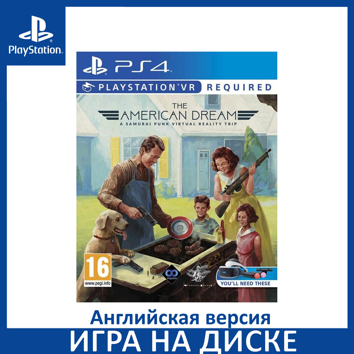 Игра The American Dream  Только для PS VR  PS4 Английский язык Диск на PlayStation 4