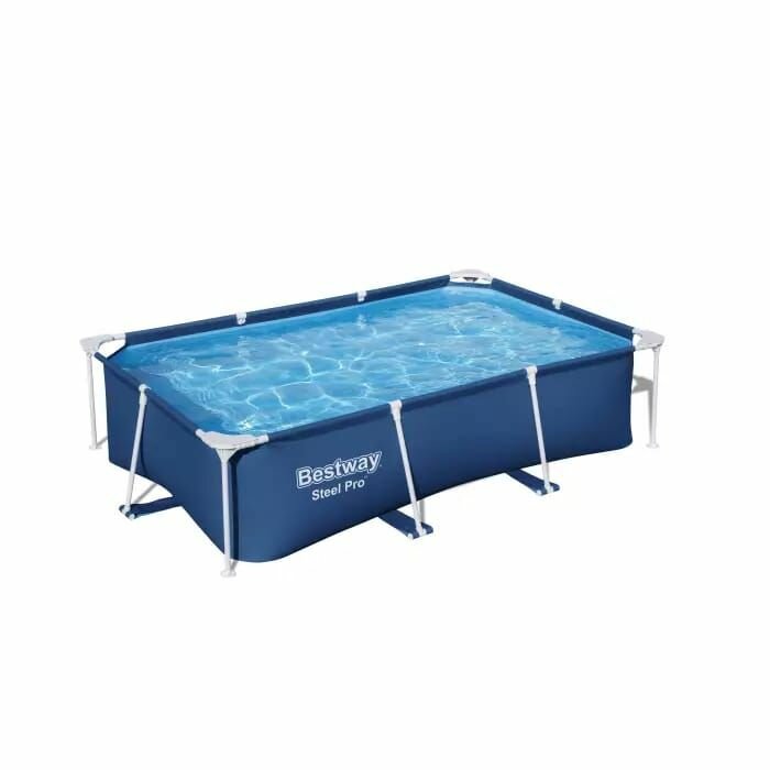 Каркасный бассейн BestWay Steel Pro 259х170х61 см  2300л  прямоугольный 56403 BW