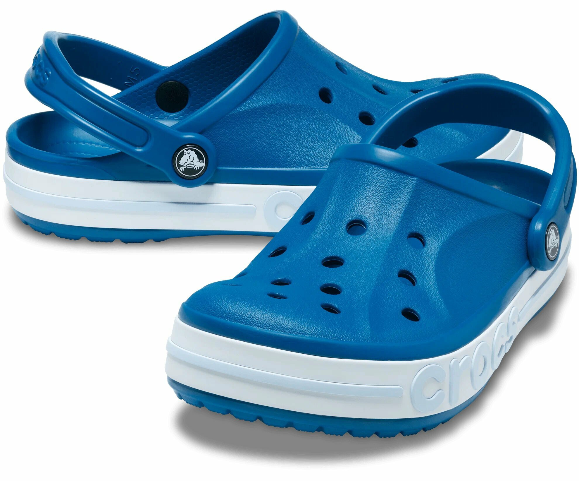 Сабо Crocs, размер M12, светло-синий — фото 1