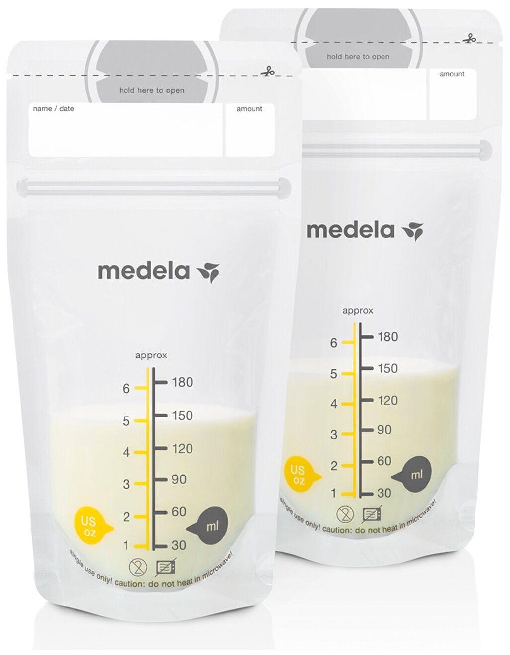 Картинки MEDELA Пакеты одноразовые для хранения грудного молока (25 шт. х180 мл)