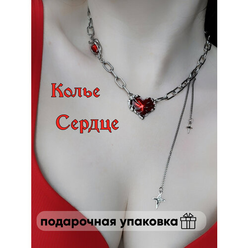 фото Колье, серебристый лавка шляпника