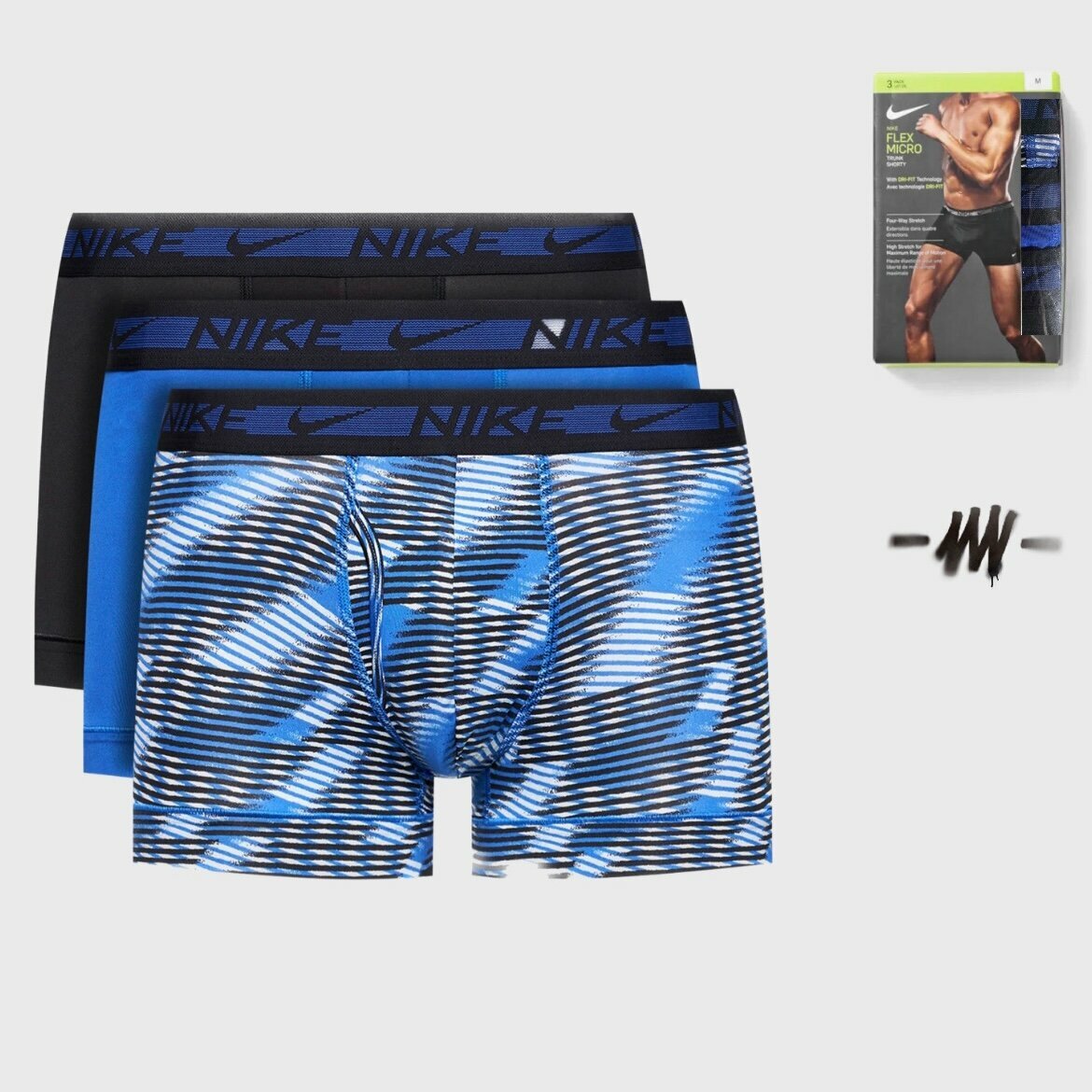 Трусы NIKE Flex Micro, комплект