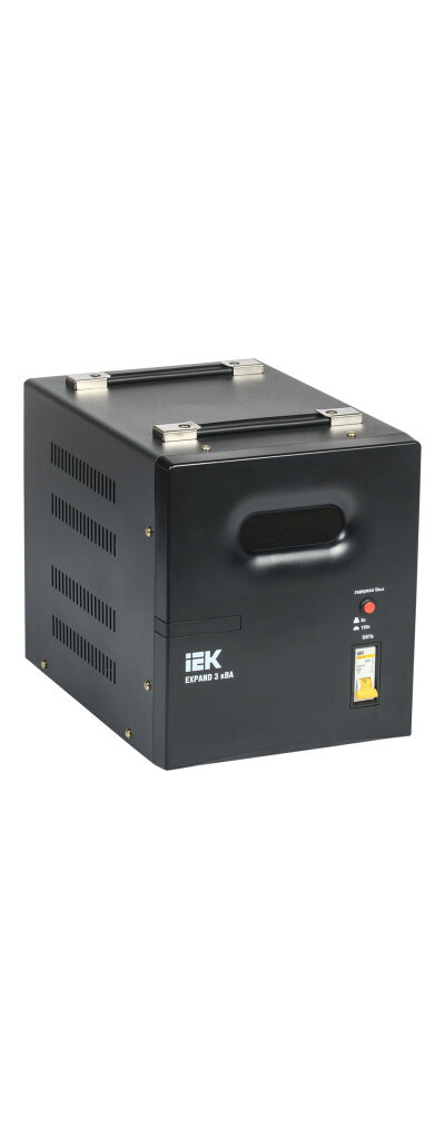 Стабилизатор напряжения IEK Expand черный (ivs21-1-003-11)
