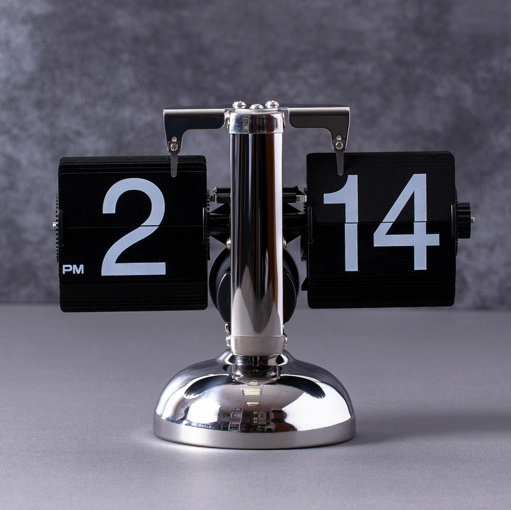 Часы FlipClock классические перекидные черные, 21x10x16 см