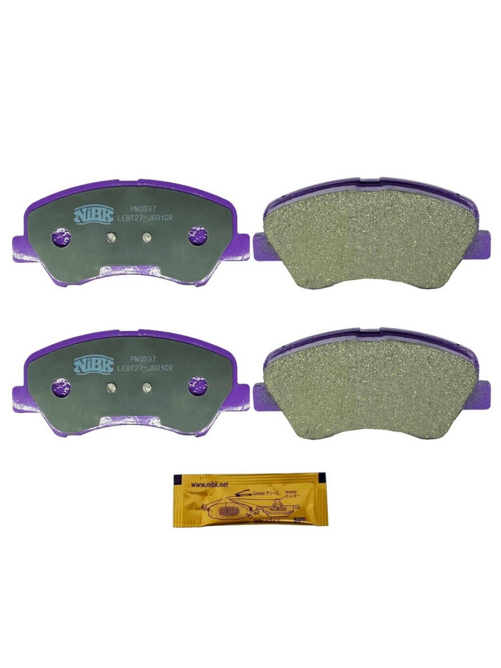 Колодки дисковые NIBK PN0537