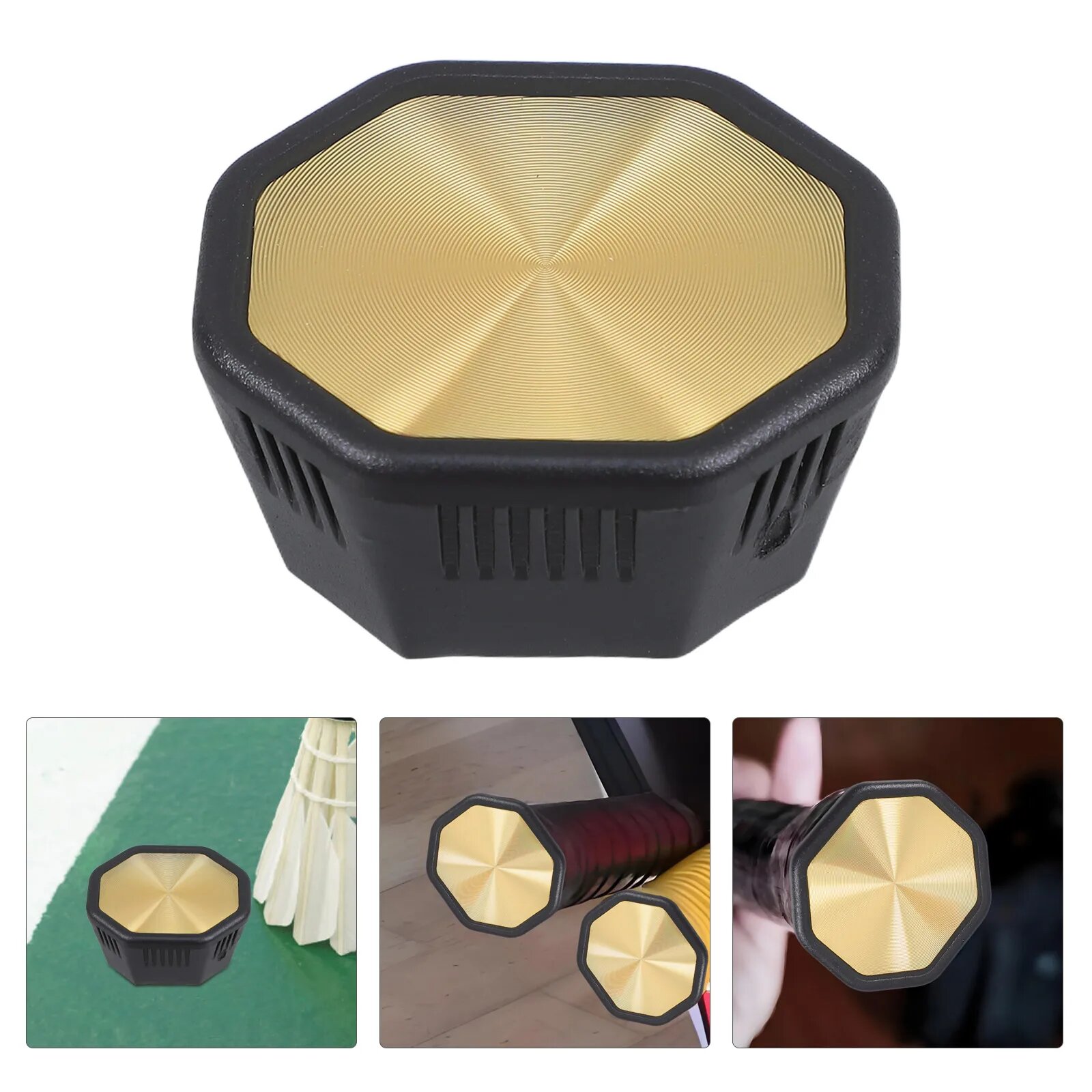 Задняя крышка ракетки для бадминтона золотая пластиковая ручка сменная торцевая крышка аксессуар для теннисной ракетки легкий прочный точность