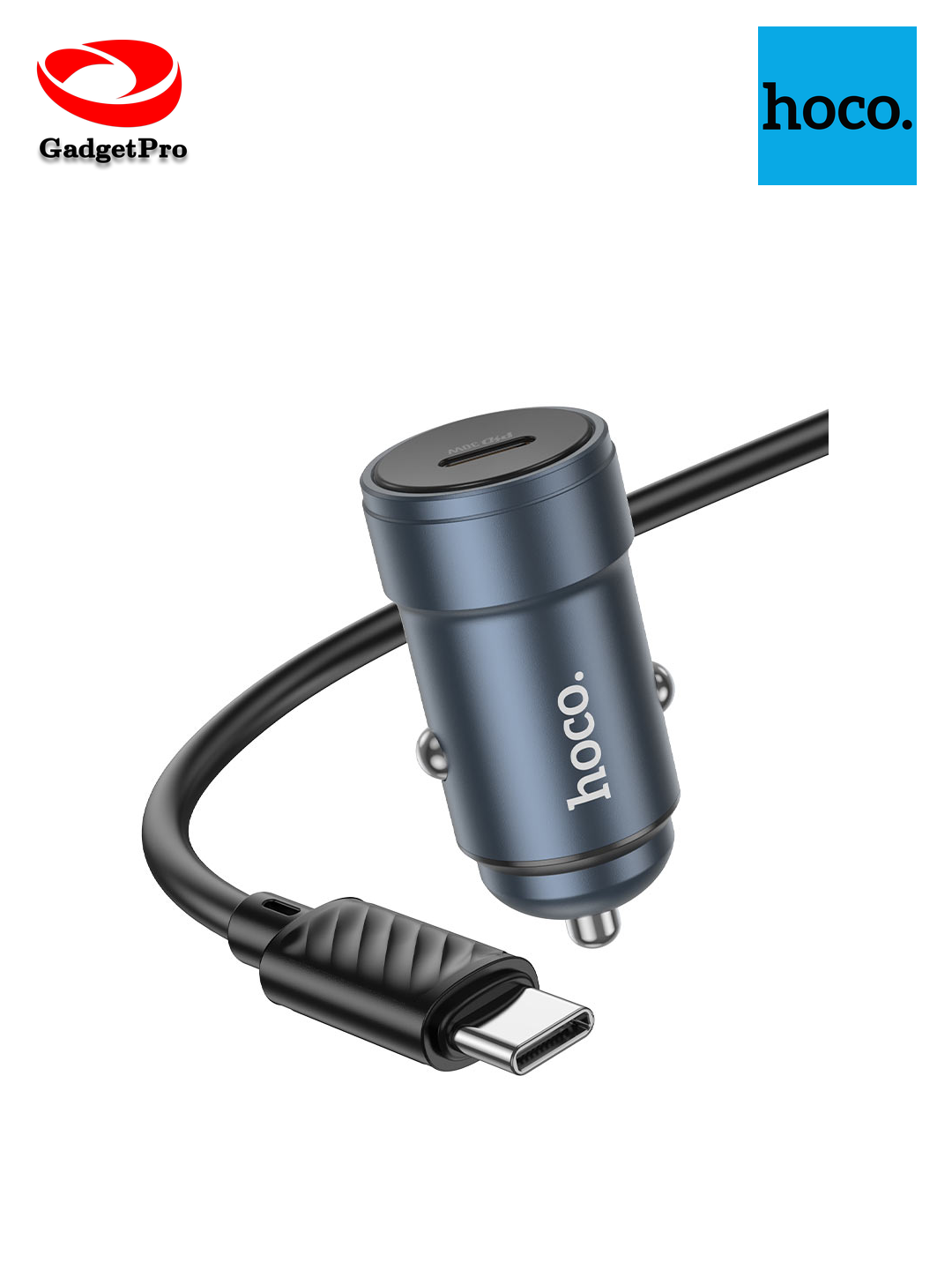 Автомобильное зарядное устройство Hoco Z57 Type-C to Type-C: быстрая зарядка, надежный адаптер для авто