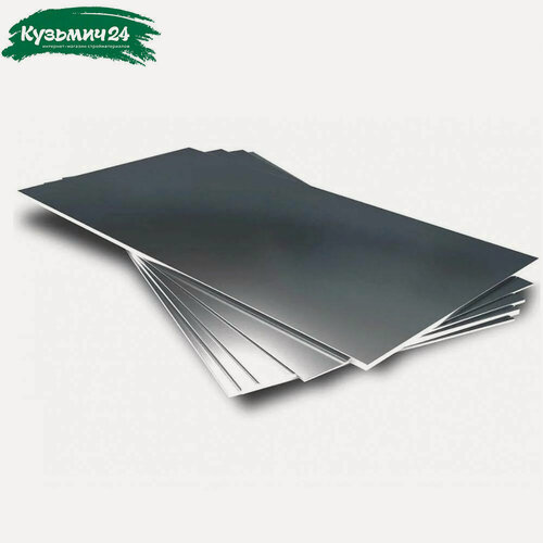 Изображение товара Лист стальной 1х1250х2500 мм, холоднокатаный, металлический прокат, гладкий