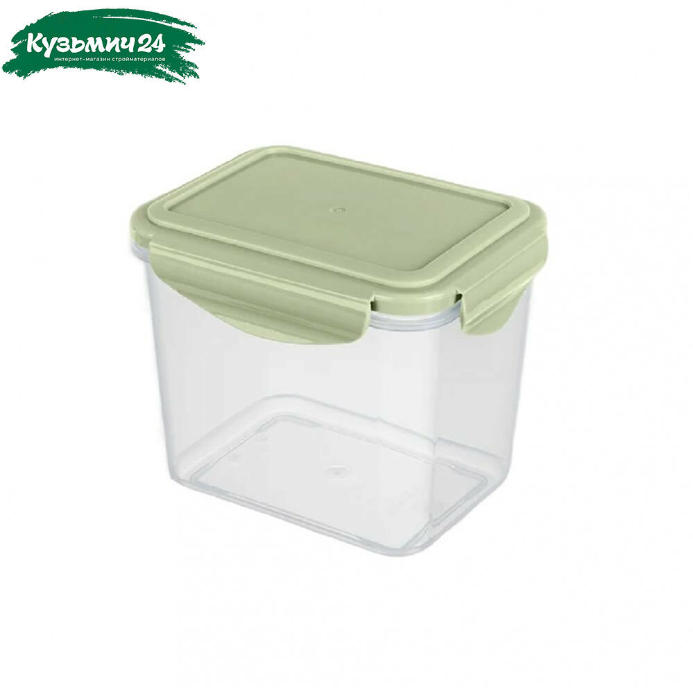 Контейнер герметичный Phibo Smart Lock прямоугольный зеленый для продуктов 0.9 л