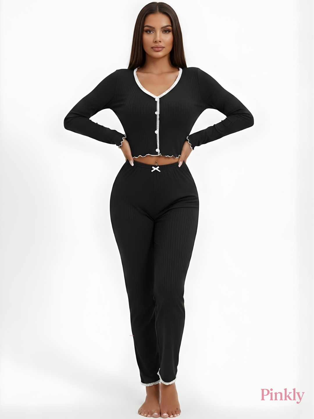 Пижама , размер s, черная — фото 1