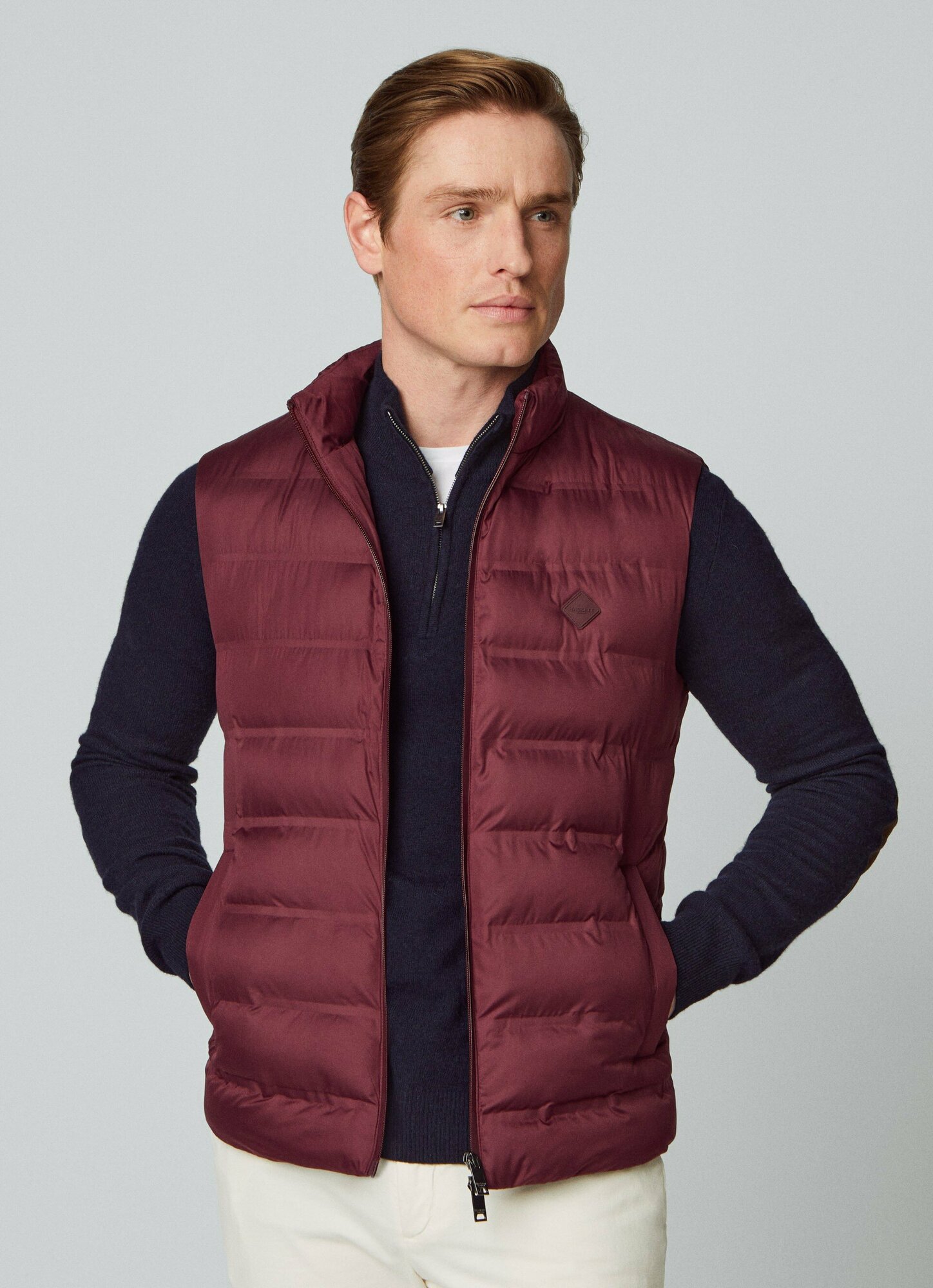 Жилет HACKETT London бордовый 