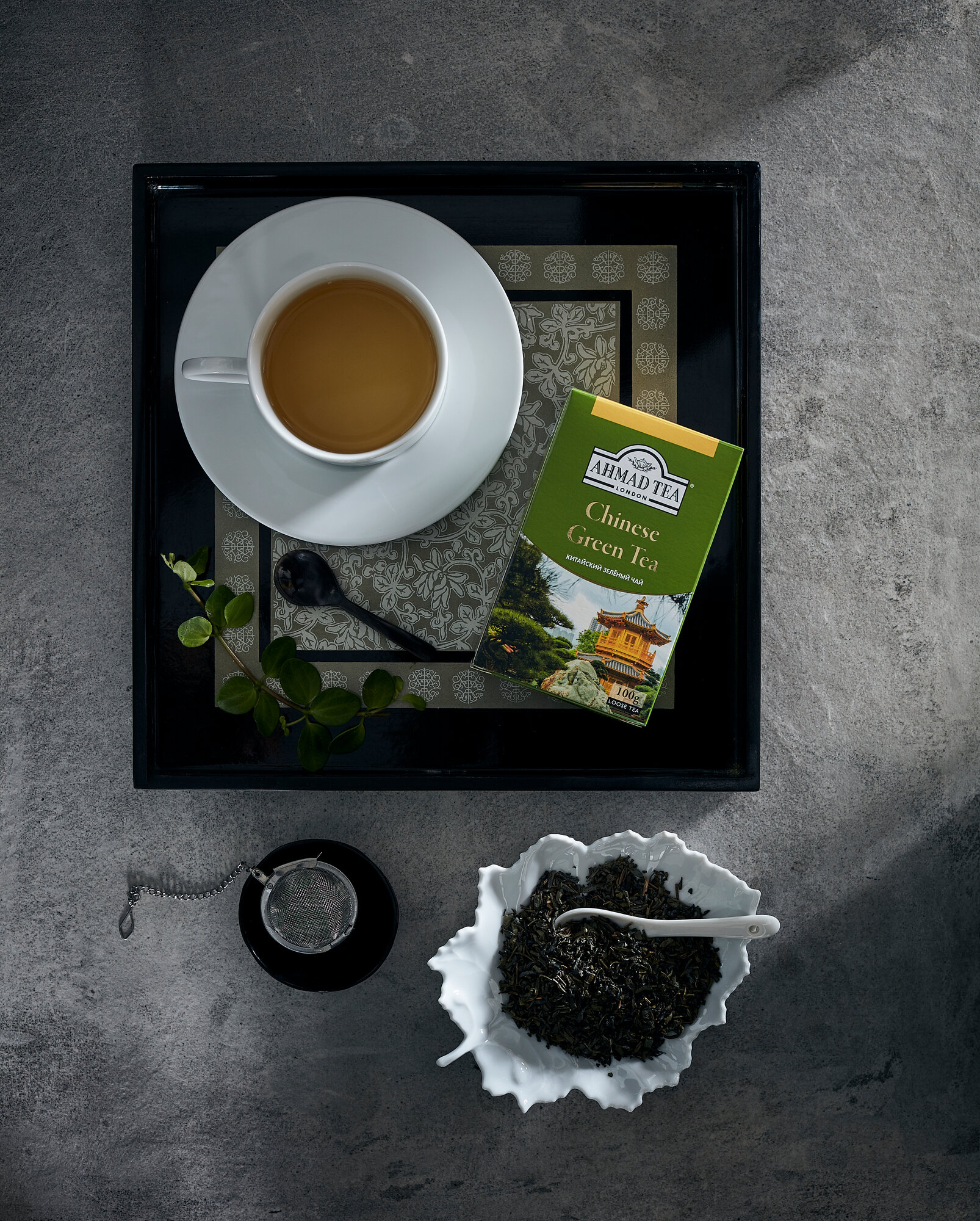 Чай зеленый Ahmad Tea китайский листовой, 200 г - фото №4