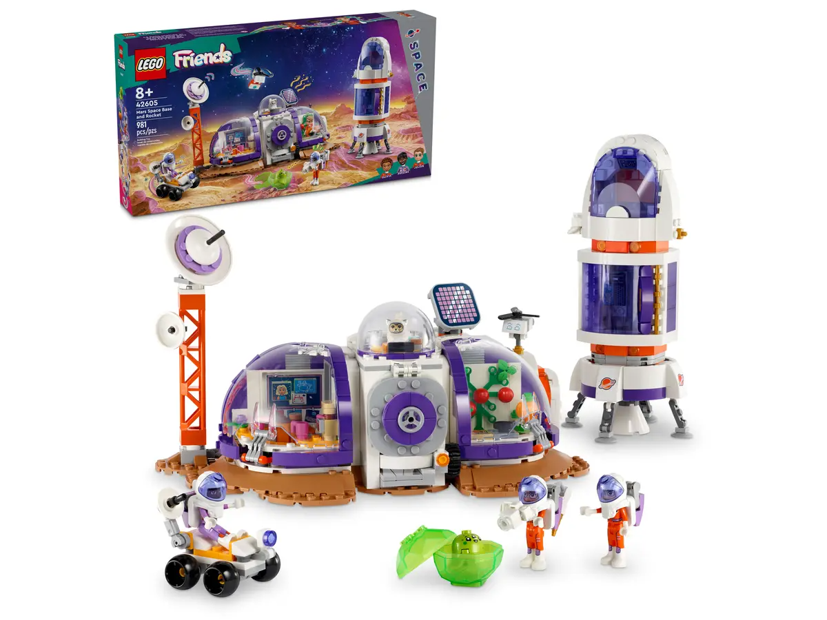 Конструктор LEGO Friends 42605 Mars Space Base and Rocket, 981 дет.