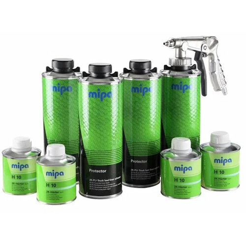 Защитное покрытие Mipa Protector черное, 3л+1л отв.