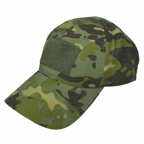 фото Бейсболка , размер 54/59, бежевый, зеленый без бренда