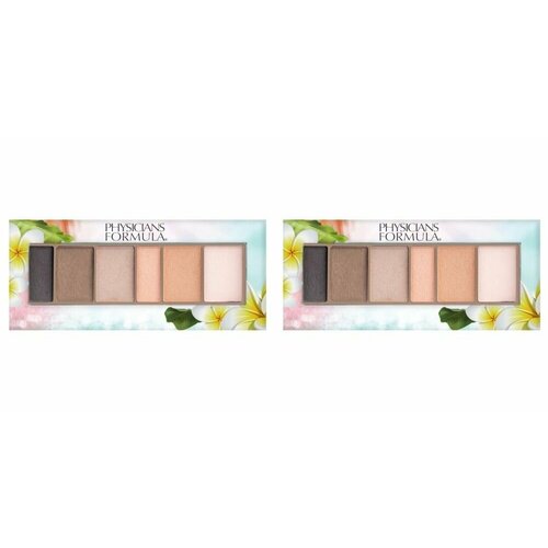 Physicians Formula Палетка теней для век Matte Monoi Butter Eyeshadow, Тон: Румяный нюд, 3.4 г, 2 уп