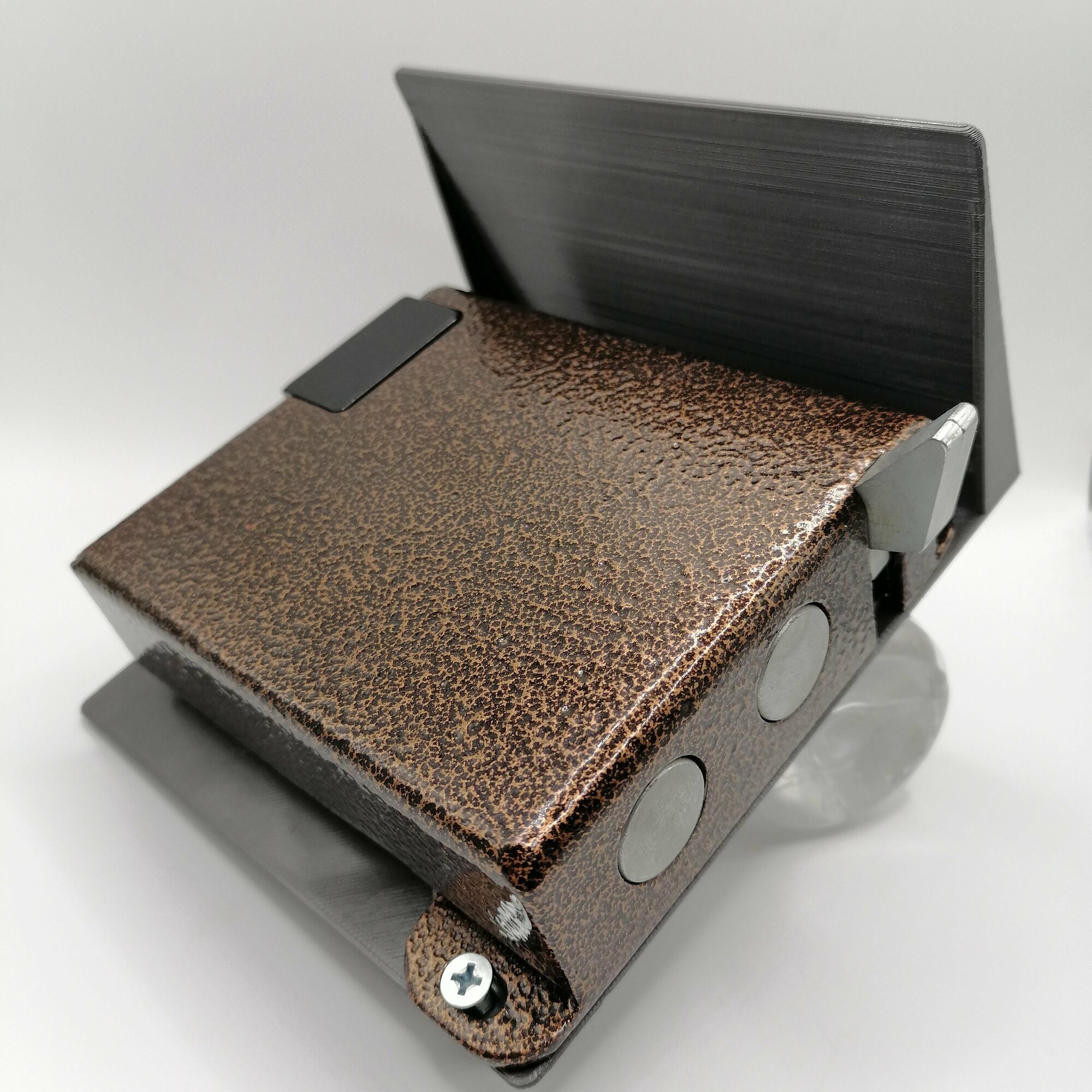 Защитный козырек для замка электромеханического ПОЛИС-11-х.(3D-печать пластик)(серый)