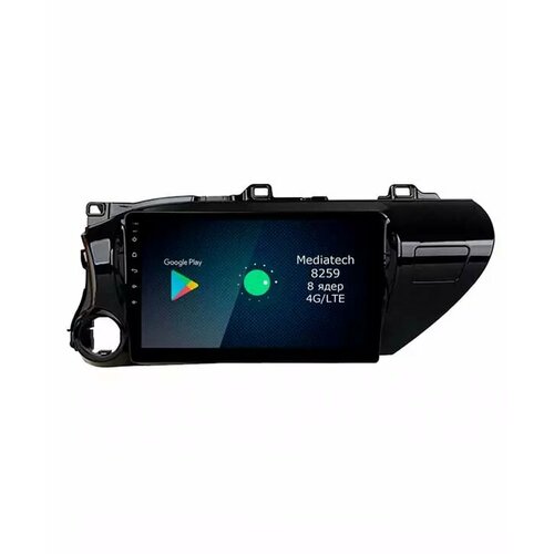 Roximo 4G RX-1119 штатная магнитола для Toyota Hilux 2015+ на Android 13 с 8GB, DSP, 4G