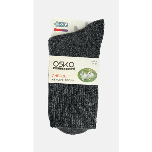 Носки OSKO, размер 37-41, серебряный женские носки osko размер 37 41 горчичный
