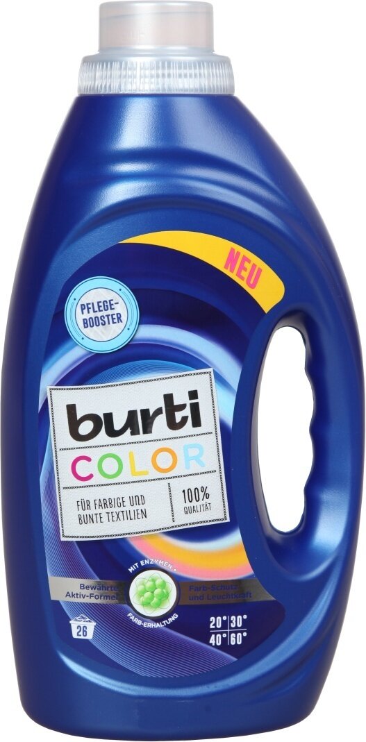 Средство для стирки Burti для стирки цветного белья Liquid color, 1.45 л - фото №2
